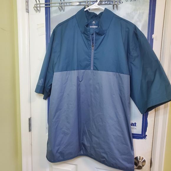 XL - Adidas Mens Golf Rain and Wind Jacket Shirt - Picture 8 of 8